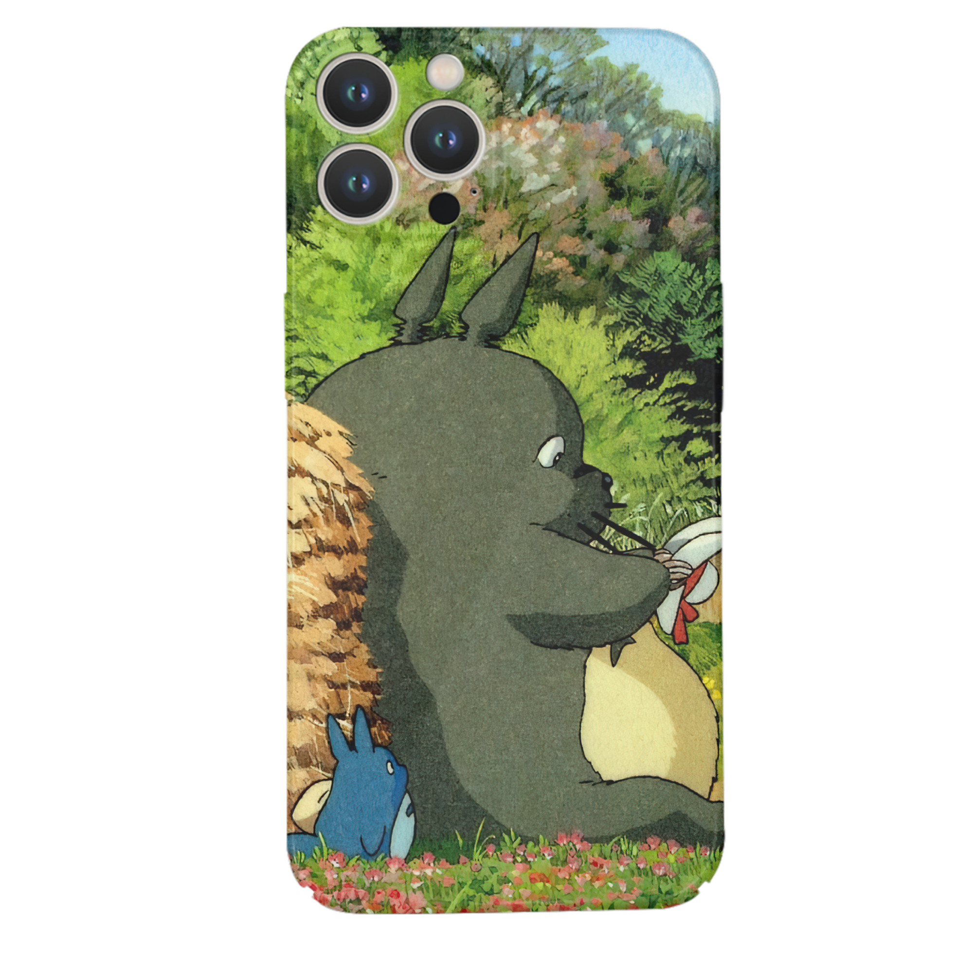 （画像用） となりのトトロ 草壁メイ 草壁サツキ My Neighbor Totoro Satsuki Kusakabe Mei Kusakabe 【iPhone 14シリーズ対応】ハードケース